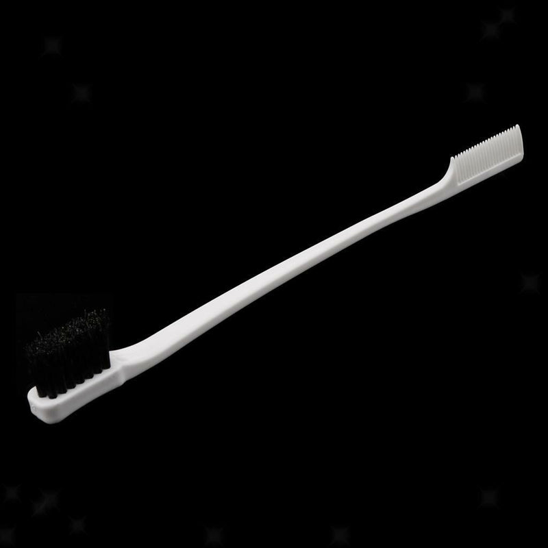 2pc Edge Control Brush Double Sided Comb Smooth Natural Look Polish Hair