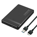2.5 inch HDD SSD Enclosure 480Mbps Hard Drive Mobile External Case (USB3.0)