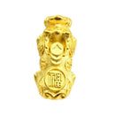Feng Shui Black Obsidian Alloy Wealth Beads Chinese New Pixiu Gifts Pendant T6G5