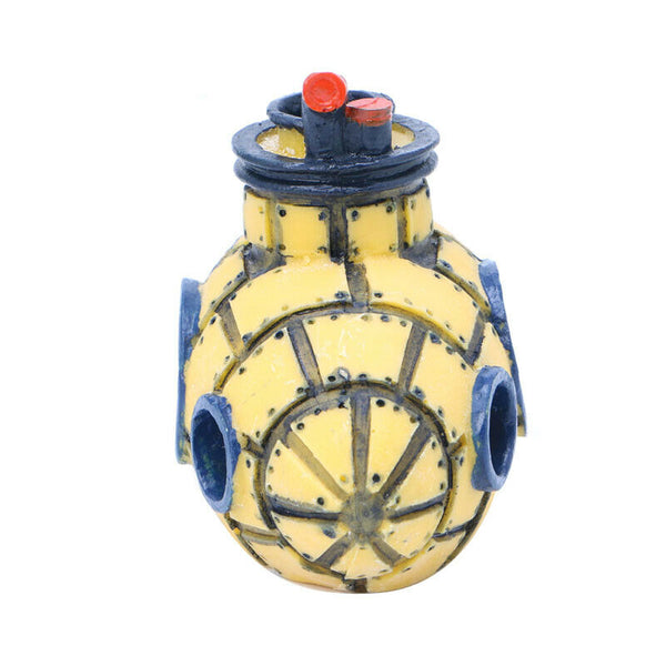 yellow blue underwater aquarium aquarium decoration cave decoration J8I4