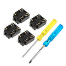 4Pcs 3.5mm Port Headphone Jack Socket + Screwdriver For Microsoft Xbox One S