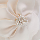2pcs/pack Champagne Flower Girl Baskets with Flower Bud Decoration, Graceful