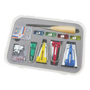 Bias Tape Maker Set 6MM 12MM 18MM 25MM Sewing Quilting Tools 56Pcs/Set