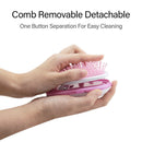 Pritech Mini Hair Comb Electric Massage Hair Brush Portable Ionic Comb For