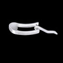 Buckle Stainless Steel clasp with Solid Spring Bar for 20mm Bracelet Watch