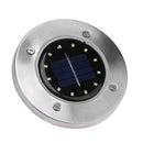 12 LED Solar Buried Light Path Waterproof Underground Lamp(4pcs/Warm White)