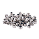 M3 x 0.5mm Stainless Steel Nylock Nylon Insert Hex Lock Nuts 50pcs