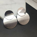 Geometric Circle Metal Drop Earrings For Women Fashion Round Dangle Earring T5C5