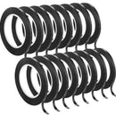 16 Pcs Whiteboard Graphic Chart Tape,Dry Erase Board Art Tape,Thin Black Gr E4N9