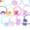 20pcs Mixed Baby Hair Ropes Girls Hair Accessories Children Elastic Hair BandsLJ