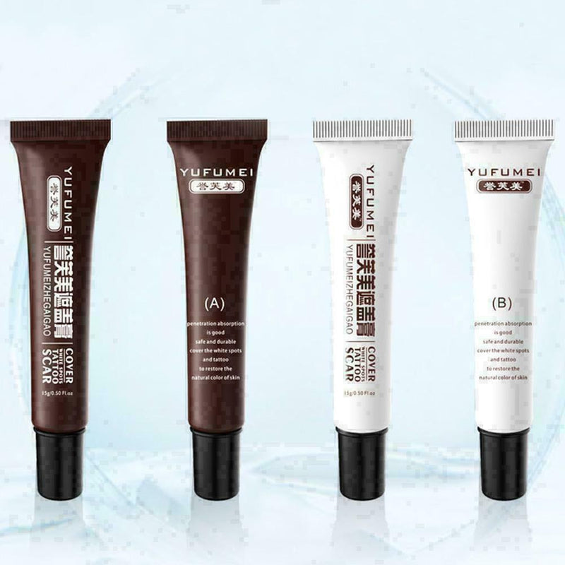 2* Skin Camouflage Make-Up Concealer For Tattoo, Scar Birthmark Up-UK- Cove L8B2