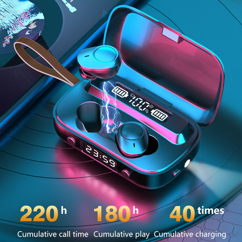 Wireless Bluetooth 5.1 Earphones Headphones TWS Mini Earbuds Waterproof Headset