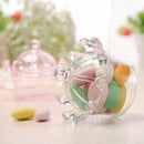 12 PCS Candy Boxes, Plastic Mini Dome with Crown Design Party Decoration Cl