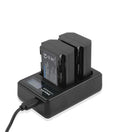NP-FZ100 Battery Dual Slot Charger USB Input Portable For Sony Alpha 9 A9 9R