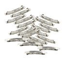 20pcs Blank French Barrette Hair Clips for DIY Women's Hair Accessories 8cm