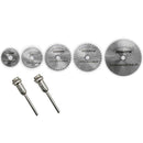 7x Durable HSS Circular Wood Cutting Saw Blade Disc Mandrels for Rotary Tool New