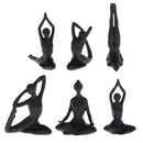 Home Yoga Girl Ornaments Ceramic Crafts Ornament Creative Home Furnishing 1