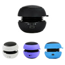 Fashion Mini Burger Stereo USB PC Subwoofer Rechargeable Speaker Purple