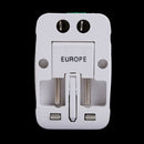 US to EU Europe and New Universal Power Adaptor Travel Plug Converter