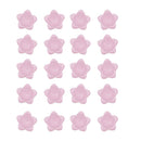 Wholesale 20x Pink Spacer Czech Flower Glass End Beads Caps Jewelry Findings