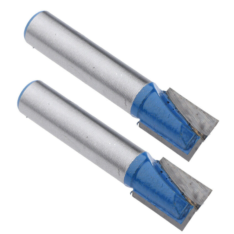 2 Pieces Professional CNC Router Bit Tungsten Carbide End Mill Cutter Bit - 8mm