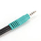 3.5mm Mini AV Male To 3RCA Female Audio Video Cable Stereo Jack Adapter Cord FT