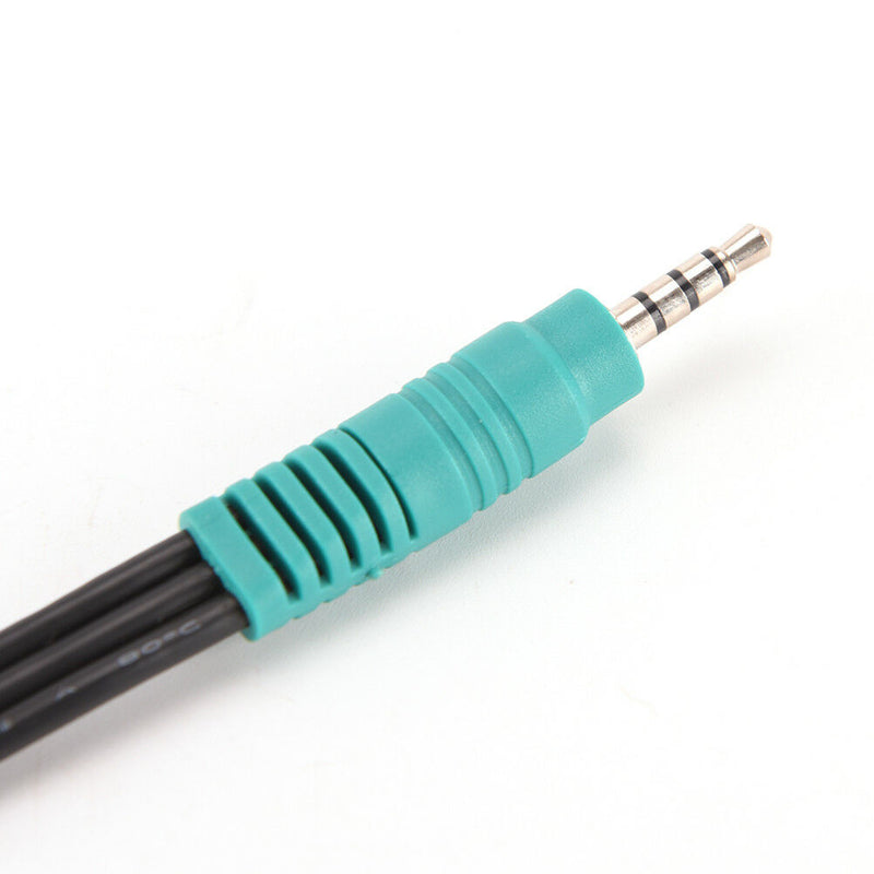 3.5mm Mini AV Male To 3RCA Female Audio Video Cable Stereo Jack Adapter Cord FT
