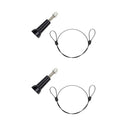 2Pcs Safety Tether Rope with Screw for Gopro Action Camera Lanyard Bundle