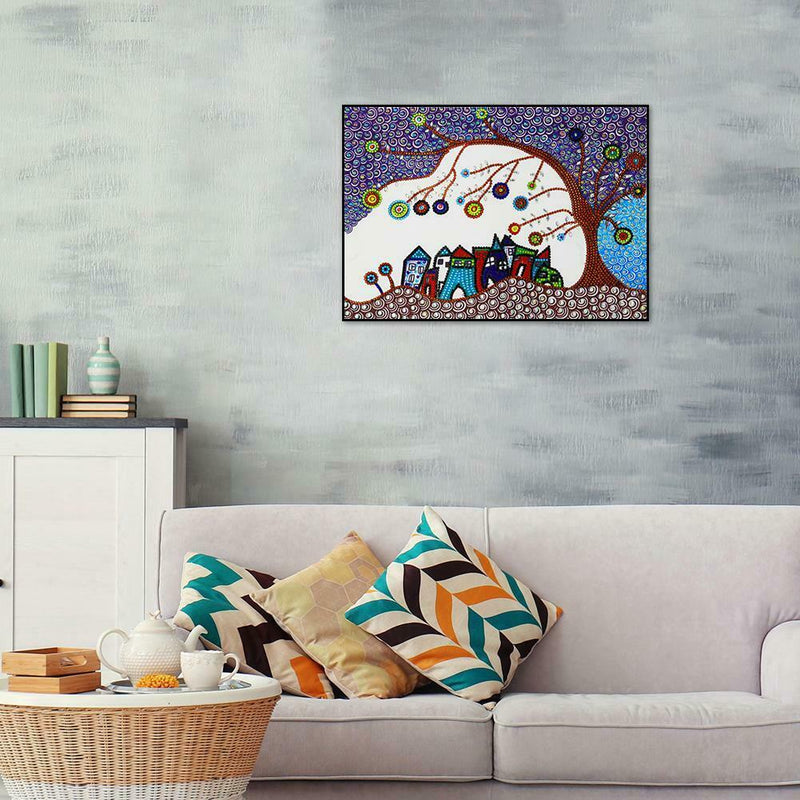 5D DIY Special Shaped Diamond Painting Tree Cross Stitch Mosaic Craft Kits