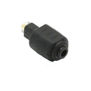 1PCS Mini Optical Audio Adapter 3.5MM Female Jack To Digital Toslink Male Plug