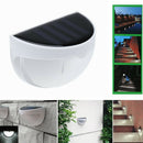 2018Waterproof 6 LED Solar Power Light Sensor Wall Light Outdoor Garden FencE3B5