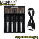 Liitokala Lii-402 Usb Battery Charger For 18650 26650 16340 Rcr123 14500 Li