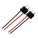 1 Pair H7 Bulb Socket Male Adapter Connector for Car Headlight Fog Lamp