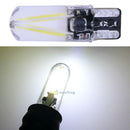 T10 Silica Gel Car LED Wedge DC 8-28V 1.5W White Lamp Bulb Night Reading Light