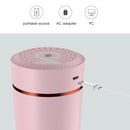 Air Humidifier Low Noise Fine Mist Spray Humidifier for Car Home (Pink) A