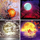 4 Pack Sun DIY 5D Diamond Painting Full Drill Rhinestone Embroidery Cross Stitch