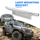Bull Bar Front Bumper License Plate Bracket for Offroad Lamp LED Work Light Bar