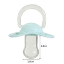 Anti-Dust Cover Baby Pacifier Flat Thumb Pattern Baby Nipples(Green) A