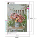 5D DIY Full Drill Diamond Painting Flower Embroidery Craft Kit Decor (D253)