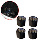 4pcs Subdued American Flag Car Truck Wheel Tire Valve Cap Stem Cover Accessories
