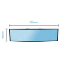 300X80Mm Car Universal Large Field Of Vision Rearview Mirror Anti-Glare Blu H1L7