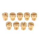 9pcs Carb Injector Nozzle Main Jet 130 132 135 138 140 142 145 148 150