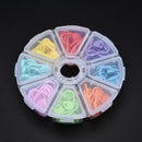 104Pcs/Box Knitting Crochet Craft Locking Stitch Needle Markers Tools 8 Colors