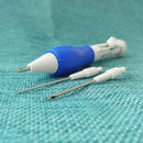 Stocked Magic Embroidery Pen Embroidery Needle Weaving Tool Fancy + 4*Needles