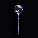 5pcs Colorful LED Light Balloon Latex Clear Round Flash String Decorations