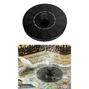 Mini Solar Bird Bath with Nozzle Free Standing Floating Water Fountain Pump