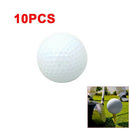 10Pcs Golf Balls Outdoor Sports White Pu Foam Golf Ball Indoor Outdoor Prac