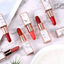 Macfee Brand Makeup White Jade Marble Matte Lipsticks Waterproof Long Lasti