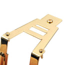 Golden 6-String Jazz Bass Guitar Bridge Jazz Bridge Wired Frame For 6-Strin