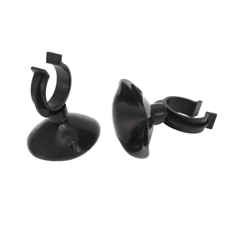 10PCS 45mm Dia Aquarium Suction Cup Airline Tubing Mounts Black U9P3